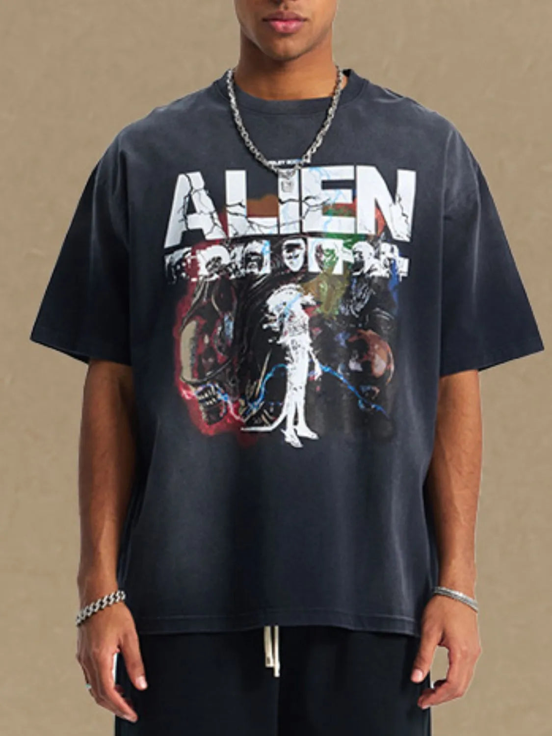 Men's Graphic Round Neck Half Sleeve T-Shirt - Treasured Gift's & More