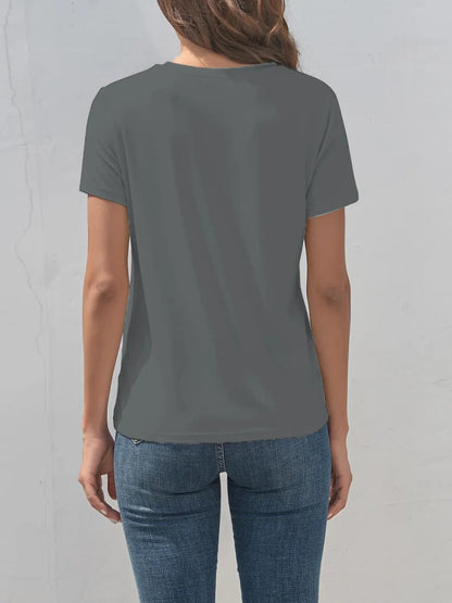 Horse Round Neck Short Sleeve T-Shirt - Treasured Gift's & More