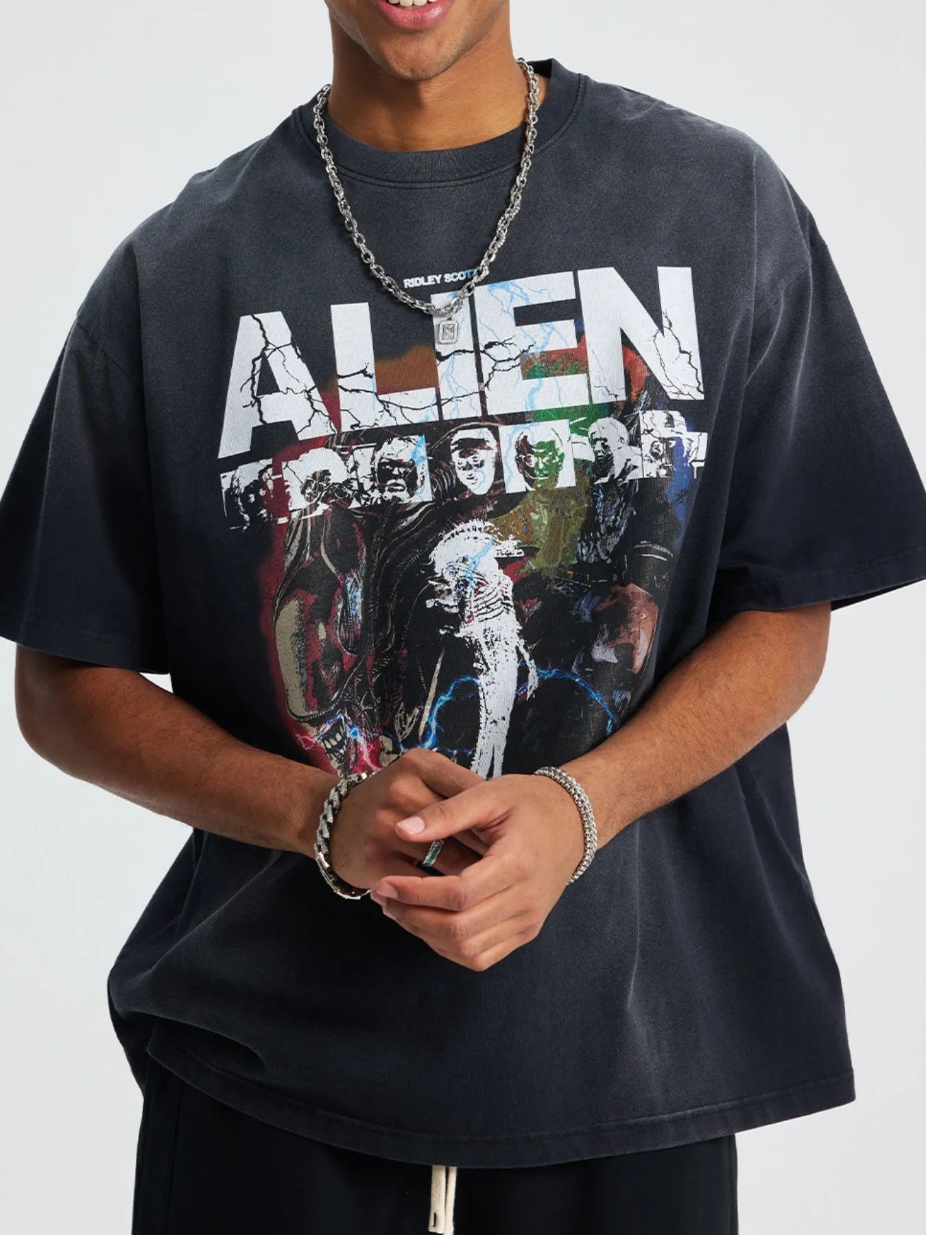 Men's Graphic Round Neck Half Sleeve T-Shirt - Treasured Gift's & More