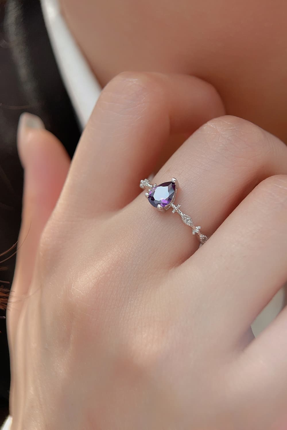 Amethyst 925 Sterling Silver Ring - Treasured Gift's & More