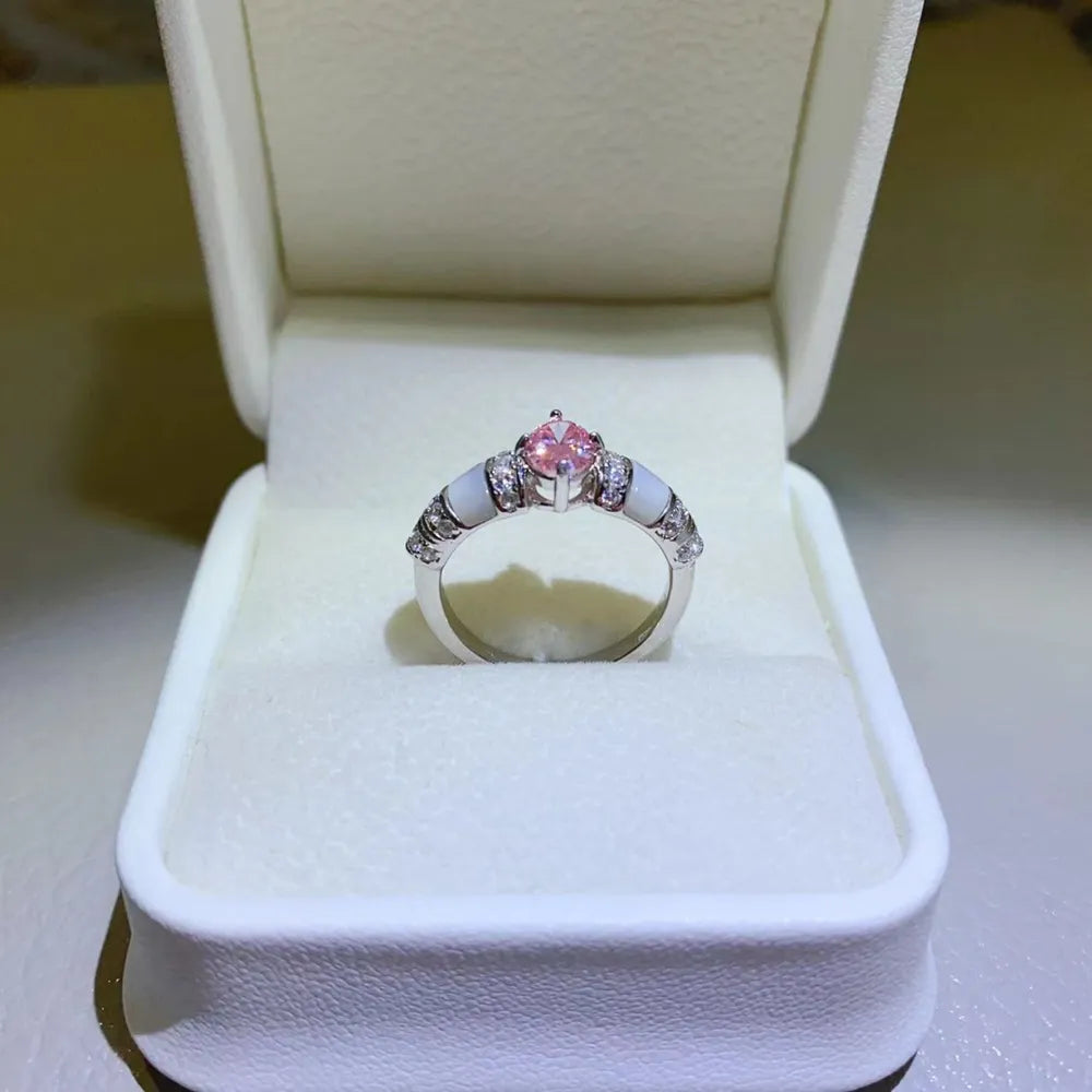 1 Carat Moissanite 925 Sterling Silver Ring - Treasured Gift's & More