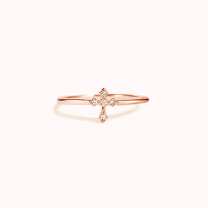 925 Sterling Silver Cross Ring - Treasured Gift's & More