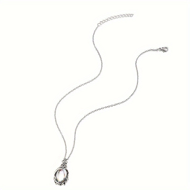 1pc Exquisite Moonstone Pendant Necklace