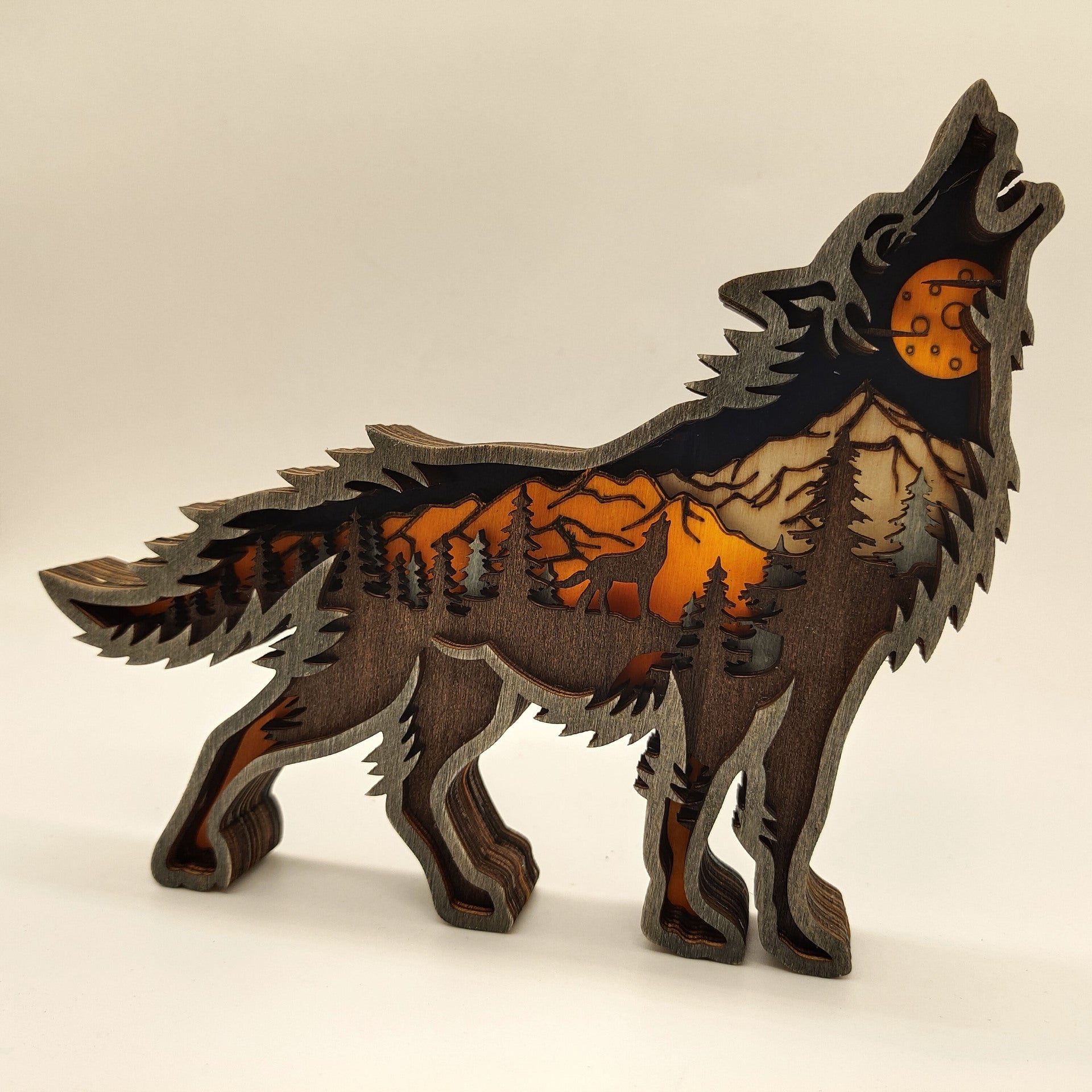 New Wooden Carved Animal Crafts - Just $15.57! Shop now at Treasured Gift's & More